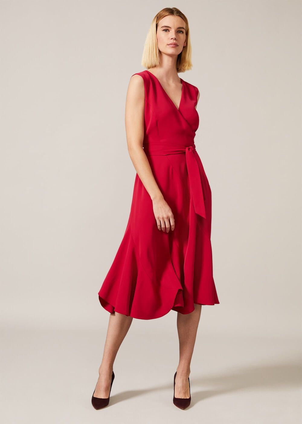 Elena Panelled Dress Lipstick