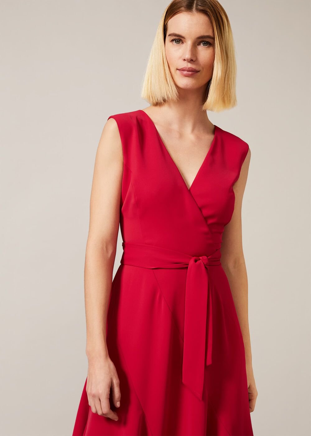 Elena Panelled Dress Lipstick