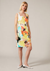 Melita Floral Dress Ivory Multi