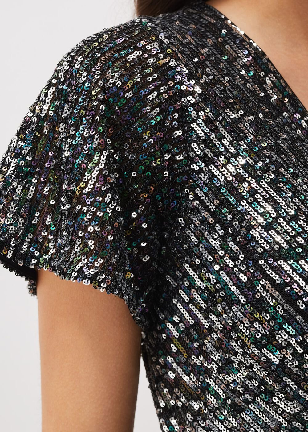 Amily Sequin Maxi Dress Malachite/Multi