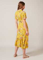 Cecily Print Dress Citrine
