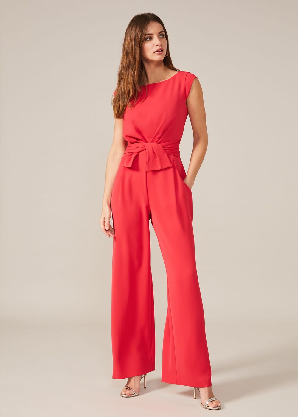 Janey Jumpsuit Coral