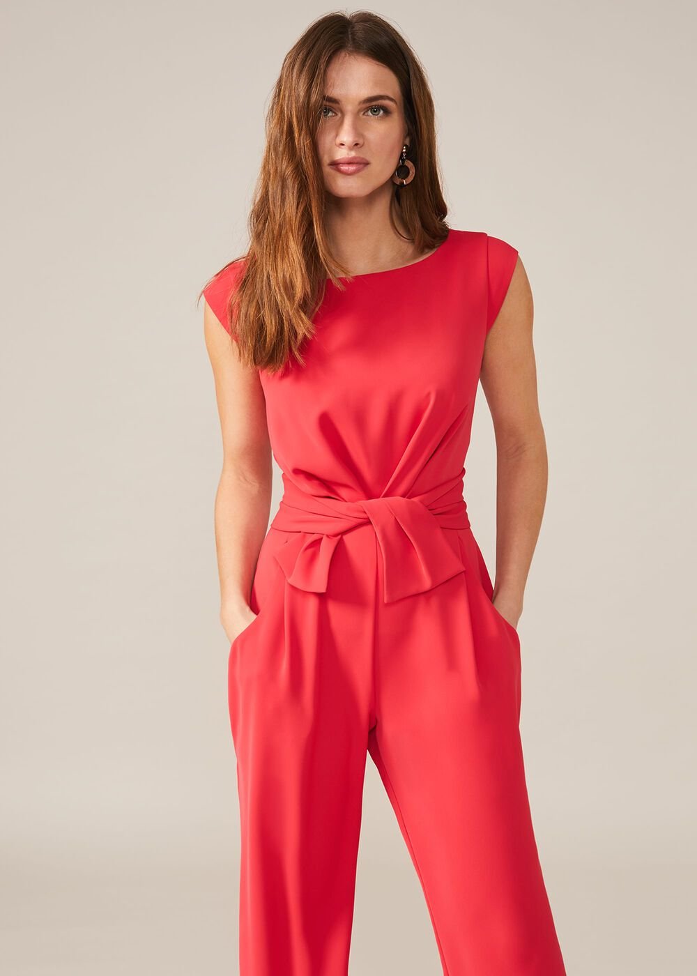 Janey Jumpsuit Coral