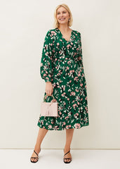 Emmy Floral Dress Jade/Multi