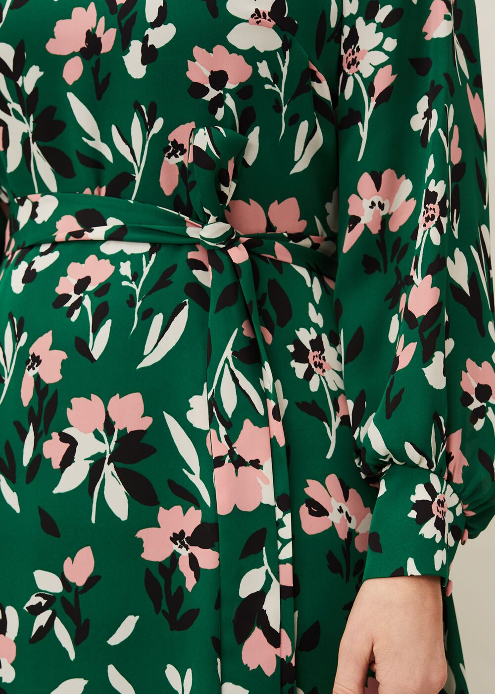 Emmy Floral Dress Jade/Multi