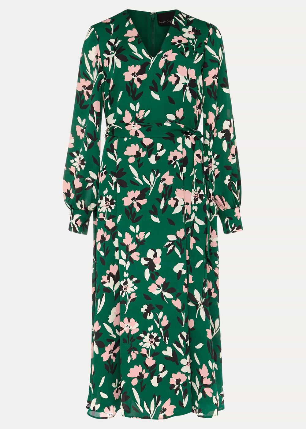 Emmy Floral Dress Jade/Multi