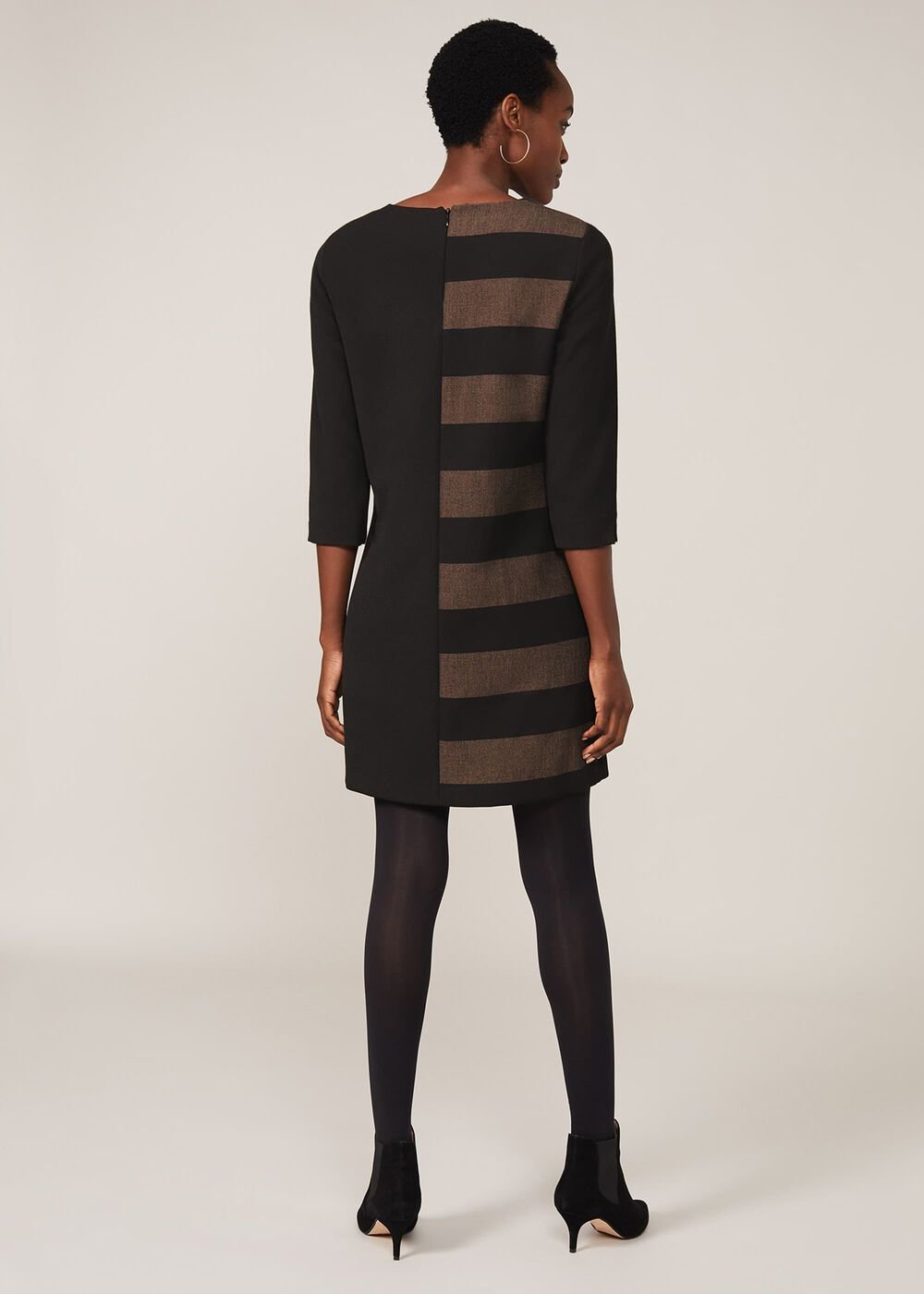 Sophie Sapphire Dress Black/Camel