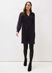 Lyra Metallic Dress Purple