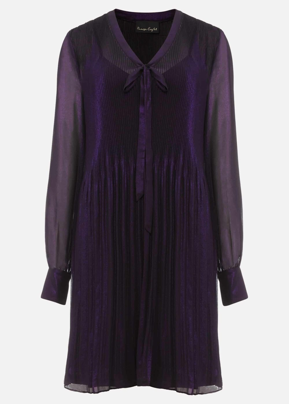Lyra Metallic Dress Purple