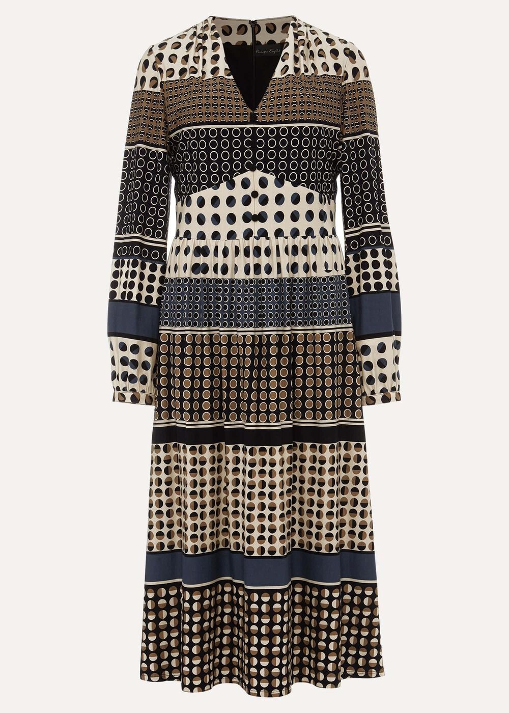 Jacinta Spot Print Dress Black Multi