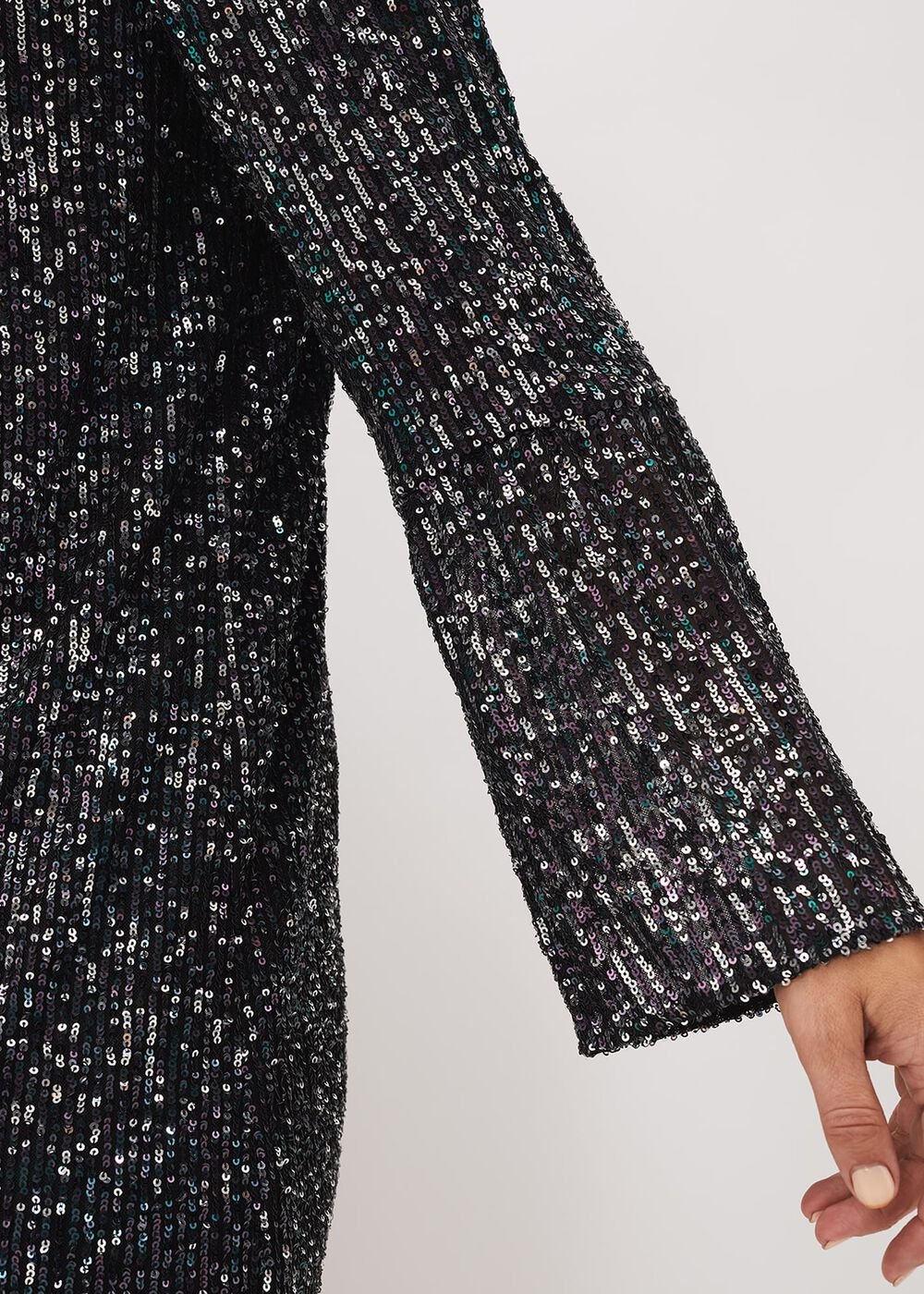 Henrika Embellished Shift Dress Multi-Coloured