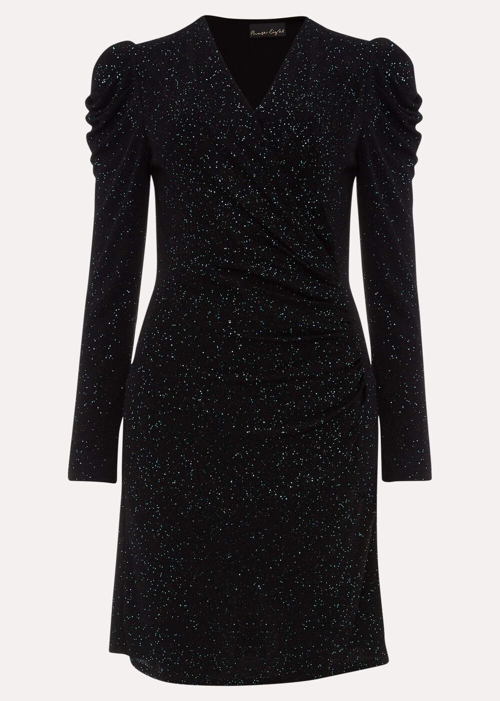 Venus Shimmer Dress Black