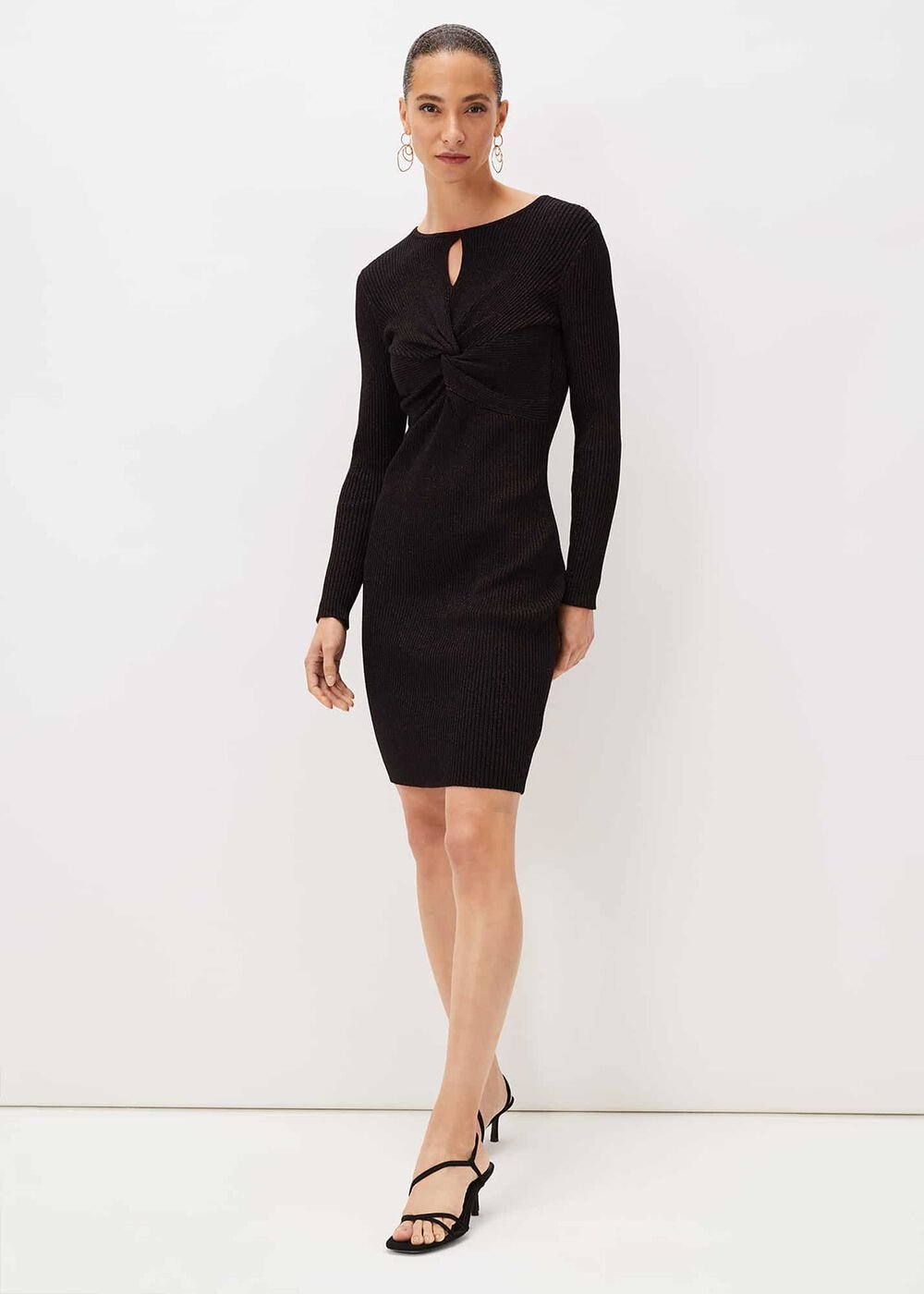 Dielle Shimmer Twist Dress Port