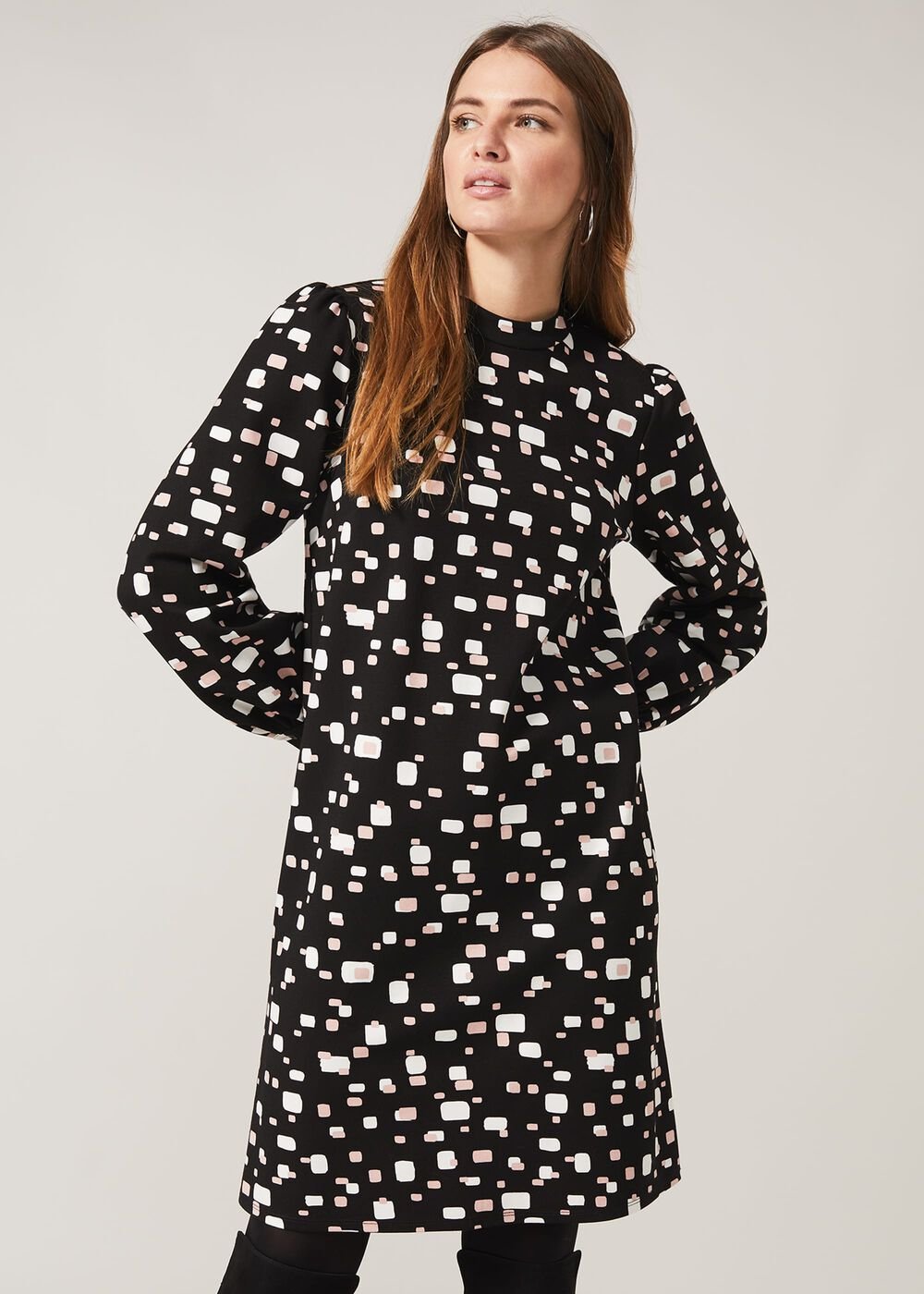 Agnes Tunic Dress Black