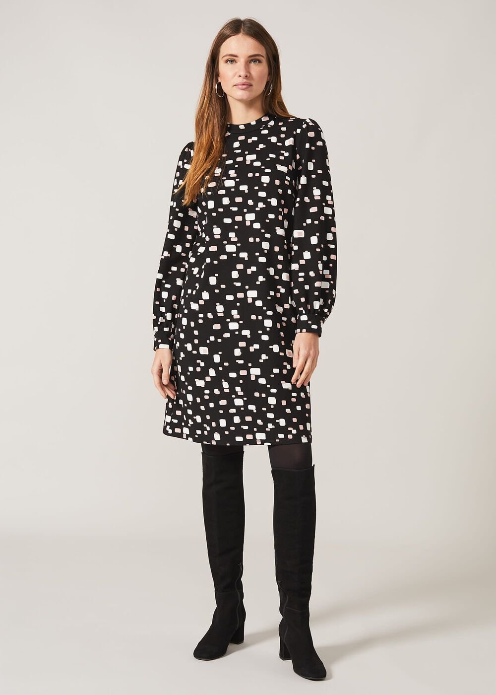 Agnes Tunic Dress Black