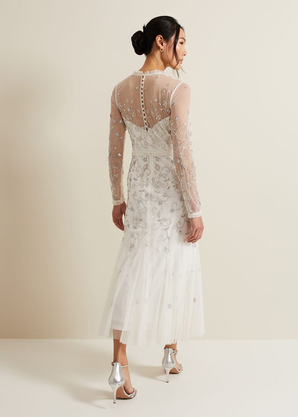 Annie Embellished Wedding Dress Ivory
