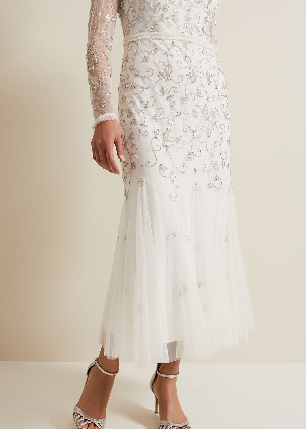 Annie Embellished Wedding Dress Ivory
