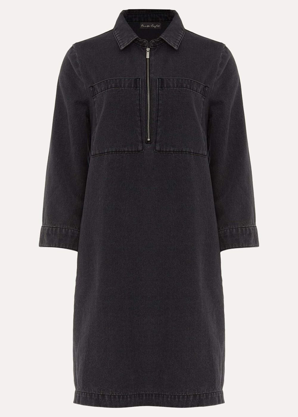 Kirsty Zip Dress Grey