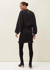 Becca Spot Print Dress Black/Ivory