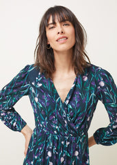 Beatrix Floral Jersey Dress Multi-Coloured