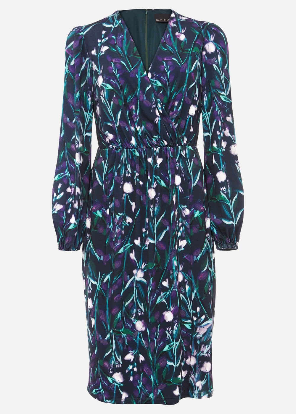 Beatrix Floral Jersey Dress Multi-Coloured