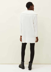 Isabella Zip Up Tunic Dress Winter White