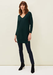 Skylar Knitted Tunic Dress Forest
