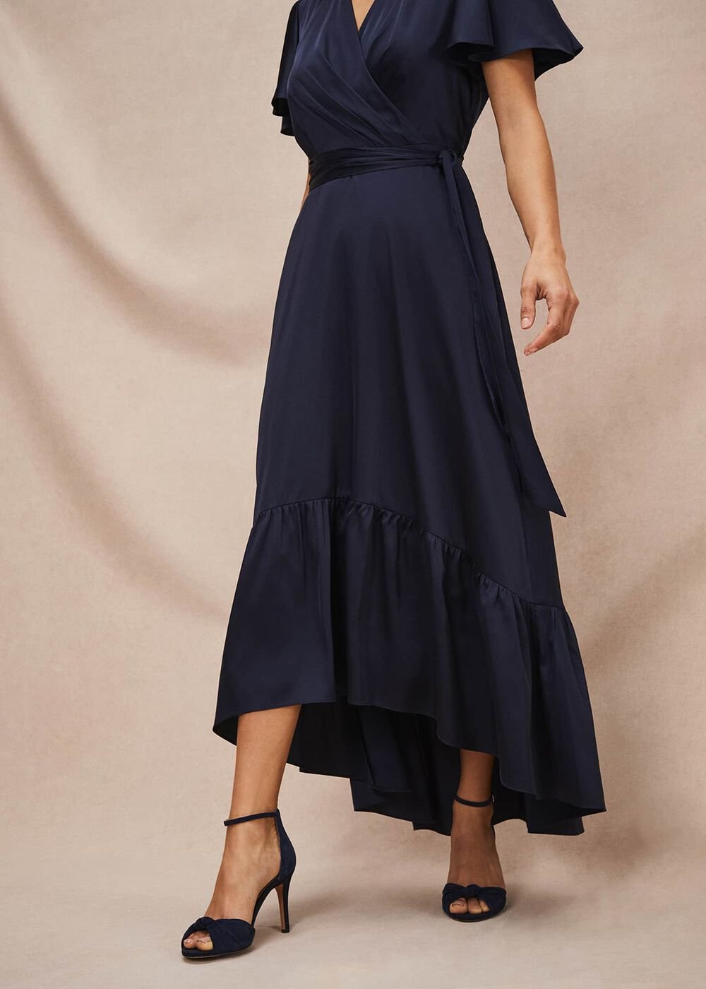 Nancie Eclipse Hem Dress Navy