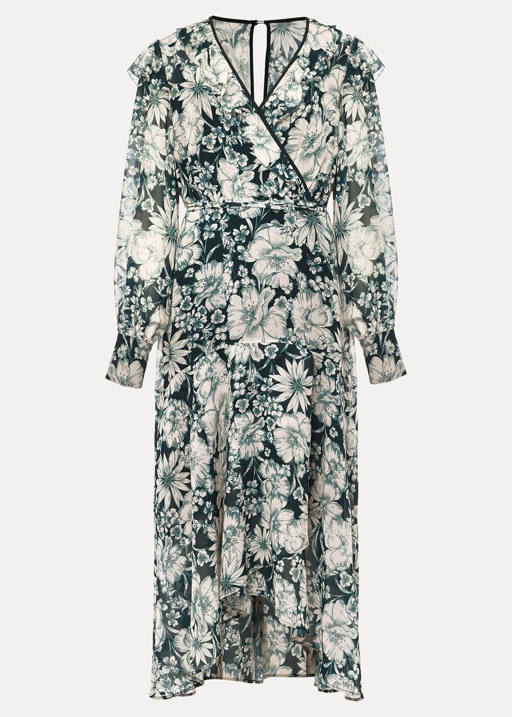 Indiana Floral Tiered Dress Pine