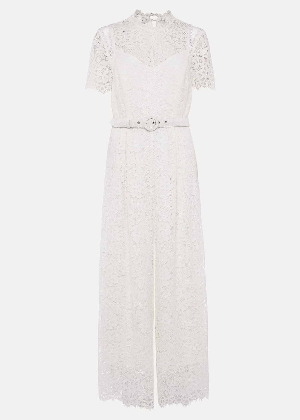 Amaliah Lace Jumpsuit Ivory