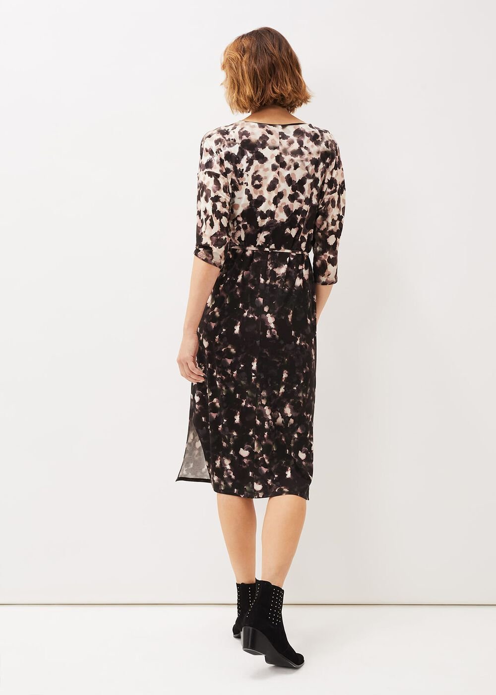 Corrie Abstract Spot Print Dress Multi-Coloured