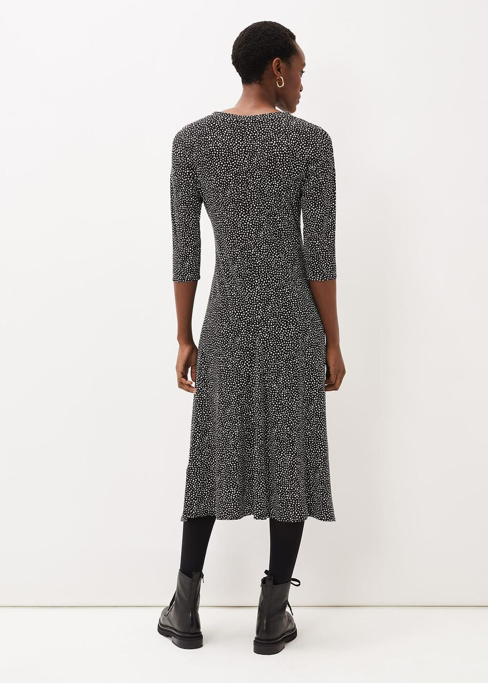 Paris Spot Print Dress Multi-Coloured