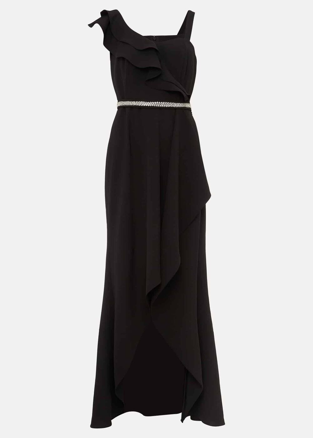 Patsie Elipse Hem Maxi Dress Black