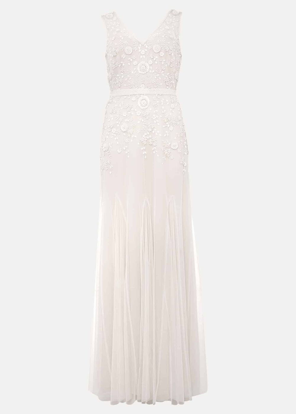 Annalise Beaded Wedding Dress Porcelian