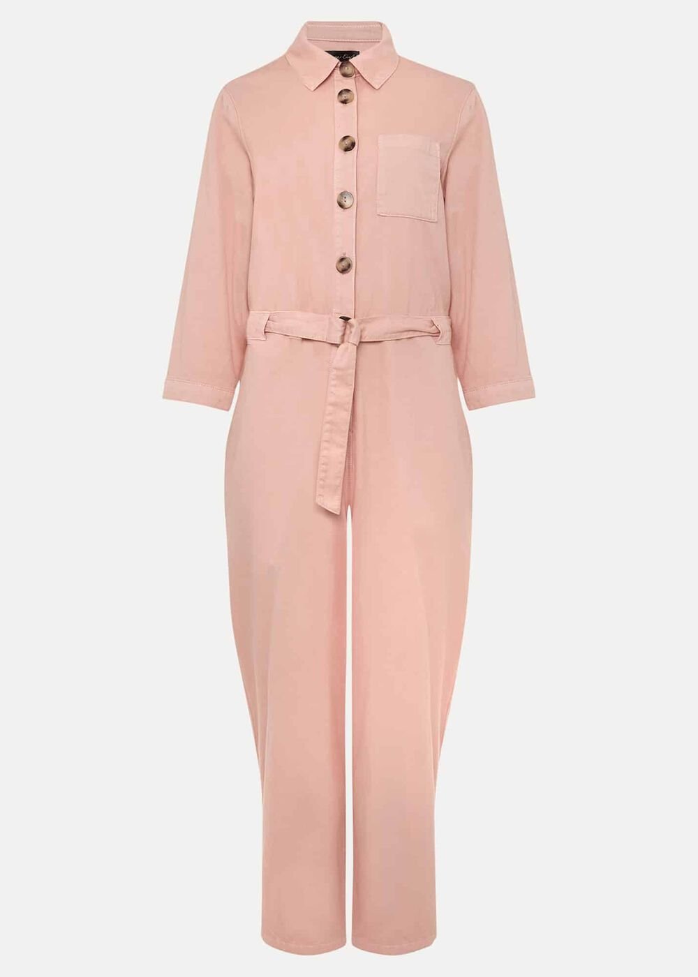 Jarah Denim Jumpsuit Rose
