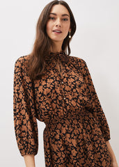 Phillipa Swing Dress Black/Tan