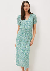 Melani Ditsy Print Midaxi Dress Multi-Coloured