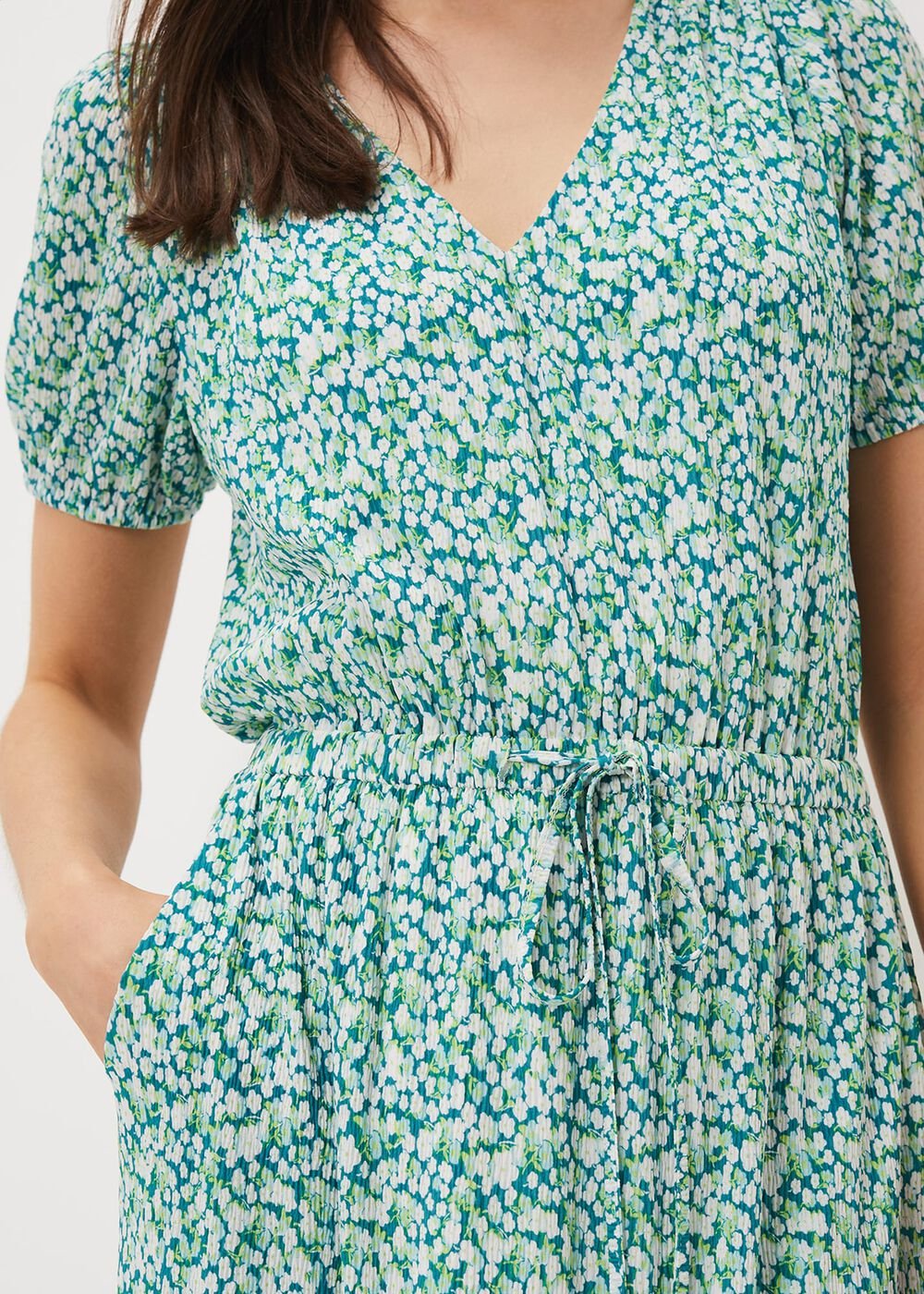 Melani Ditsy Print Midaxi Dress Multi-Coloured
