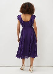 Bailey Pleated Dress Violet