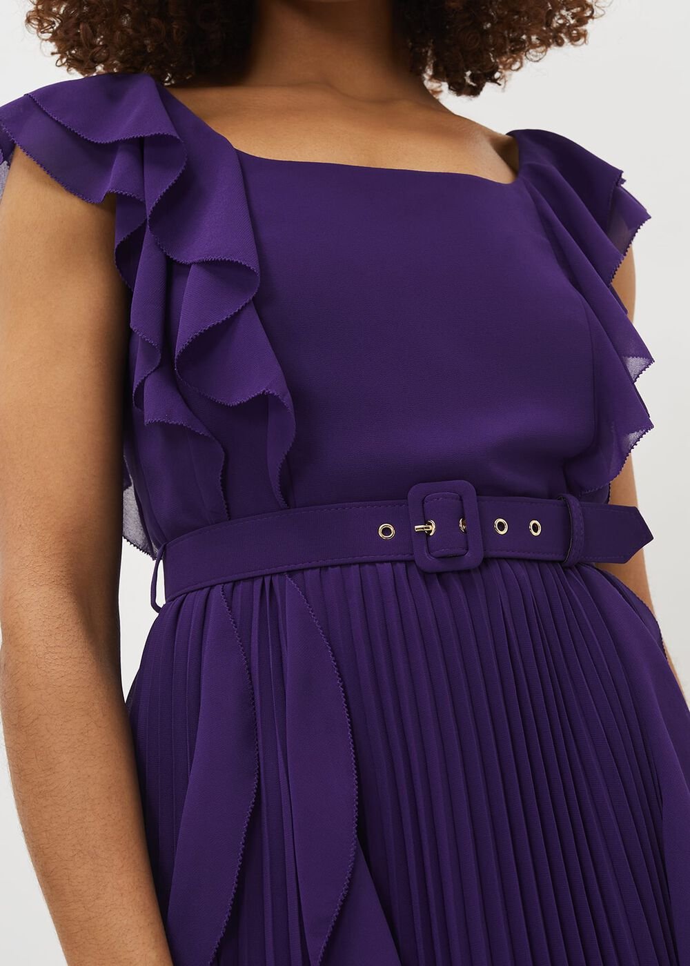 Bailey Pleated Dress Violet