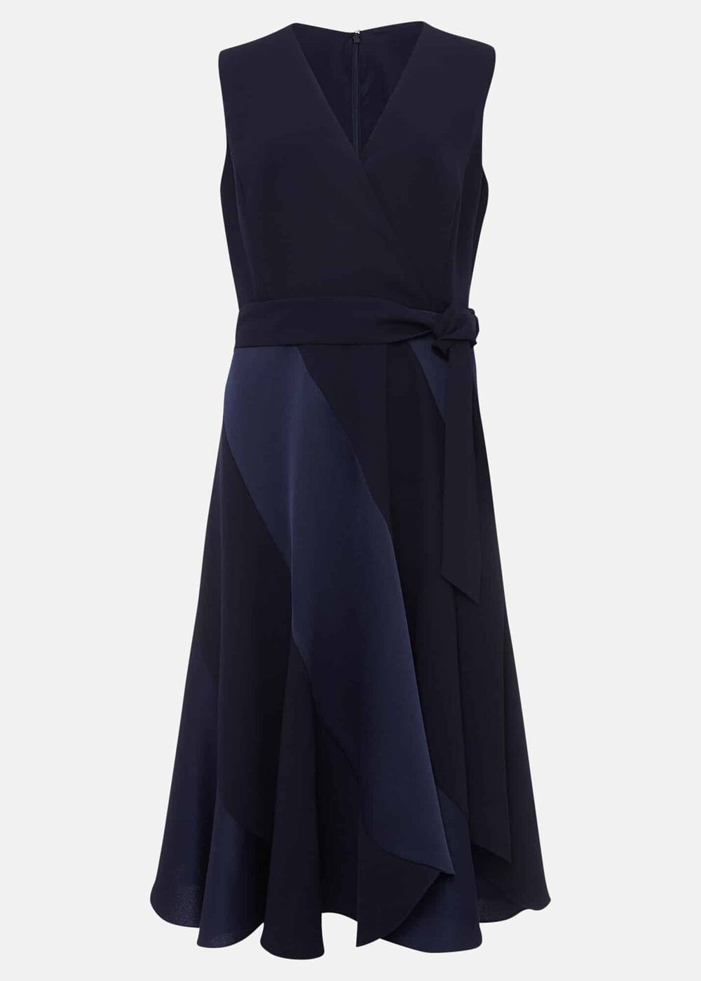 Philis Panelled Dress Navy