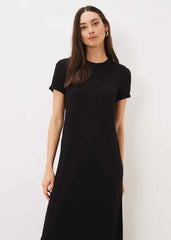 Roxana T-Shirt Maxi Dress Black