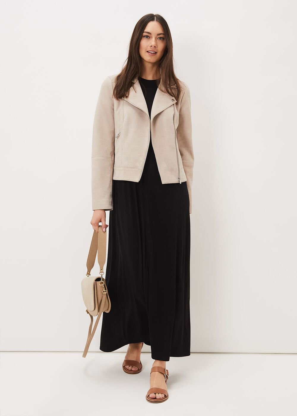Roxana T-Shirt Maxi Dress Black
