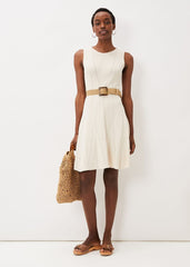 Jaya Stitch Detail Dress Buttermilk
