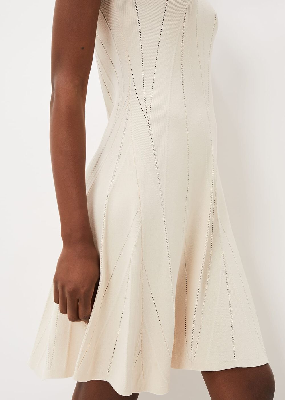 Jaya Stitch Detail Dress Buttermilk