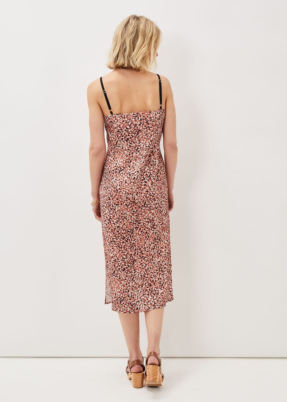 Ellerie Printed Slip Dress Natural