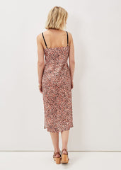 Ellerie Printed Slip Dress Natural