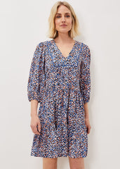 Penele Dotty Print Short Dress Multi-Coloured