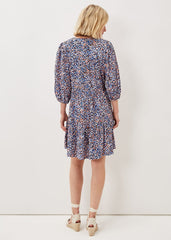 Penele Dotty Print Short Dress Multi-Coloured