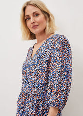 Penele Dotty Print Short Dress Multi-Coloured
